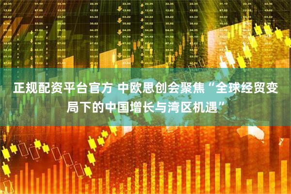 正规配资平台官方 中欧思创会聚焦“全球经贸变局下的中国增长与湾区机遇”